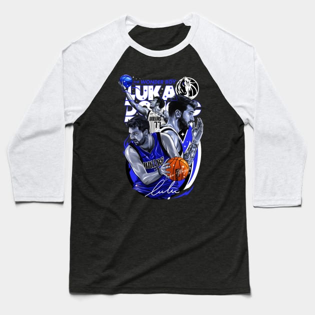 Luka Magic Baseball T-Shirt by Planet of Tees